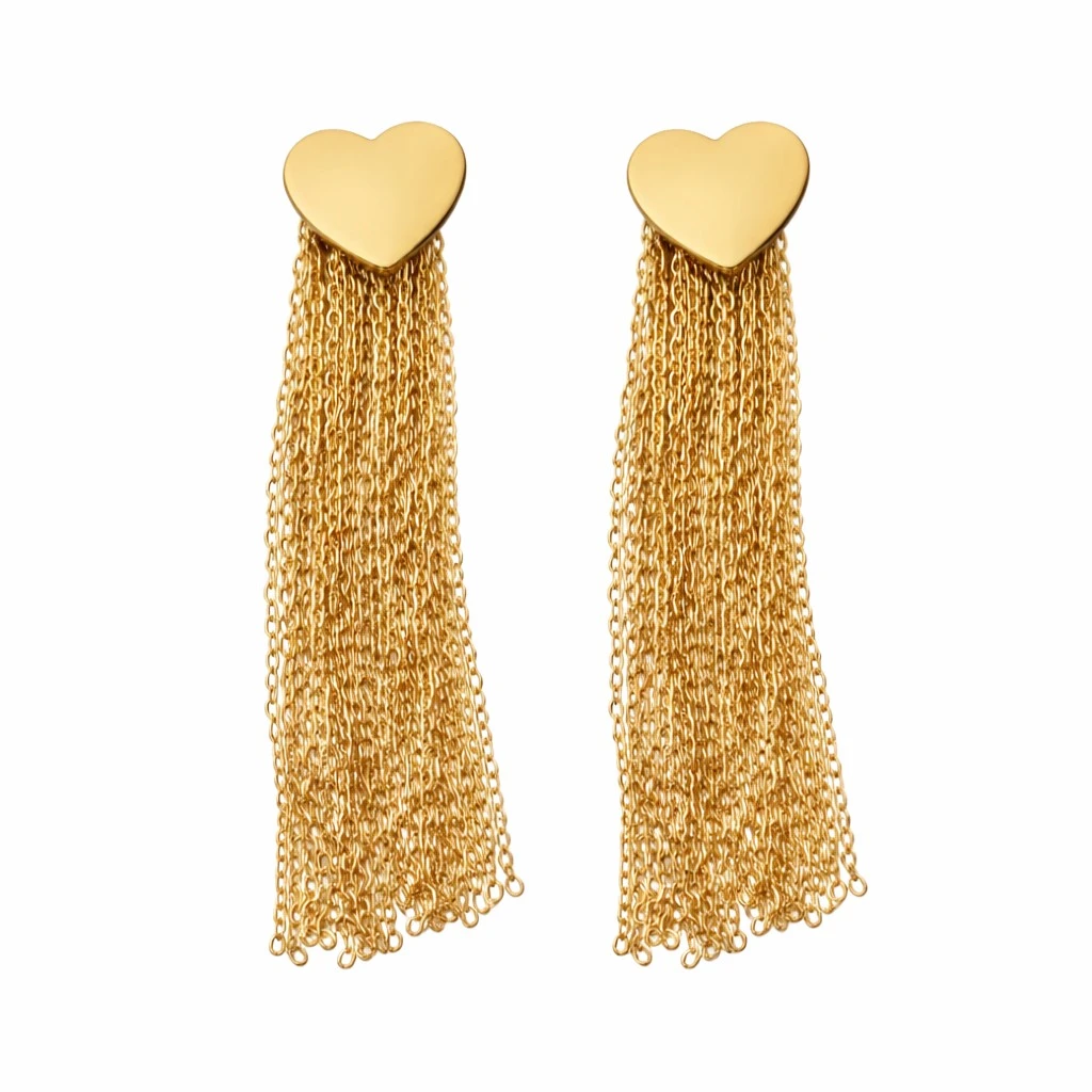 Aretes de cadena – photo 2